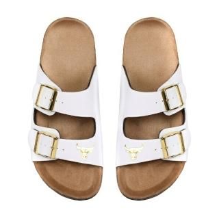 シカゴブルズ FOCO レディース ダブル-バックル サンダル
