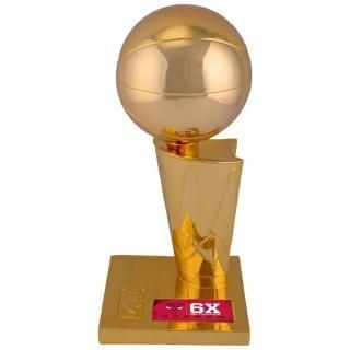 シカゴブルズ ファナティクス オーセンティック6-タイム NBAファイナル チャンピオンs 30.5cm レプリカ Larry O'Brien トロフィー with 昇華した プレート