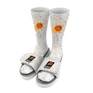 フェニックスサンズ Iスライド チーム ロゴ Speckle ソックス & スライド サンダル バン