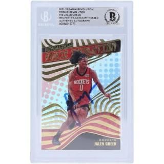 Jalen グリーン ヒューストンロケッツ 直筆サイン入り 2021-22 パニーニ レボリューショ