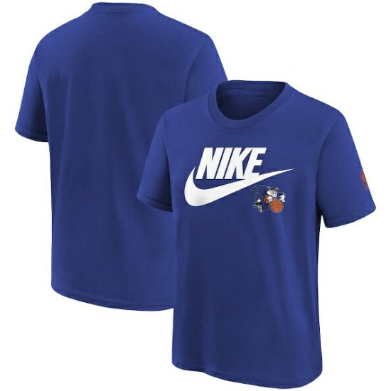 ニューヨークニックス Nike Yアウトh 2021/22 クラシック エディション Futura Tシャツ - ブルー - NBAグッズ  バスケショップ通販専門店 ロッカーズ