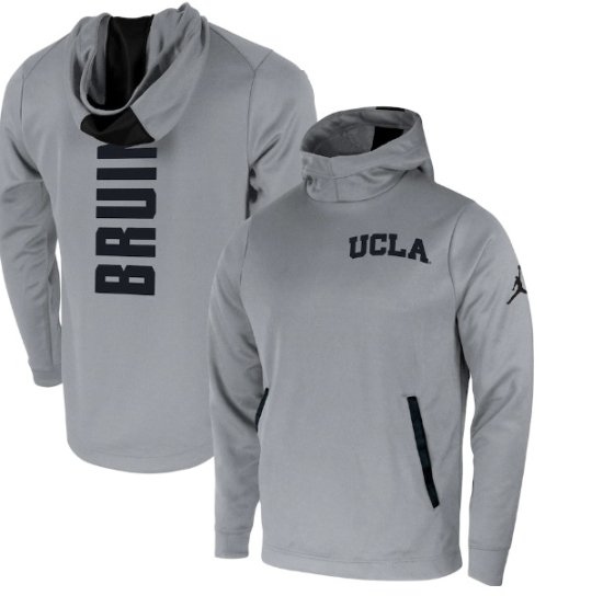 UCLA Bruins Nike 2-Hit Performance Pullover Hoodie - Gray
 ᡼