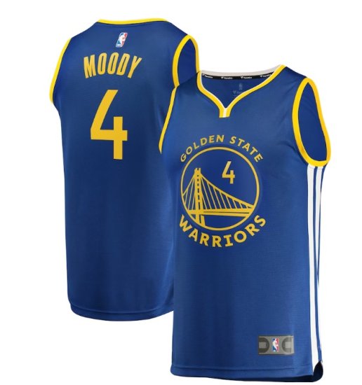 Moses Moody Golden State Warriors Fanatics Branded 2021/22 Fast Break Replica Jersey - Icon Edition ᡼