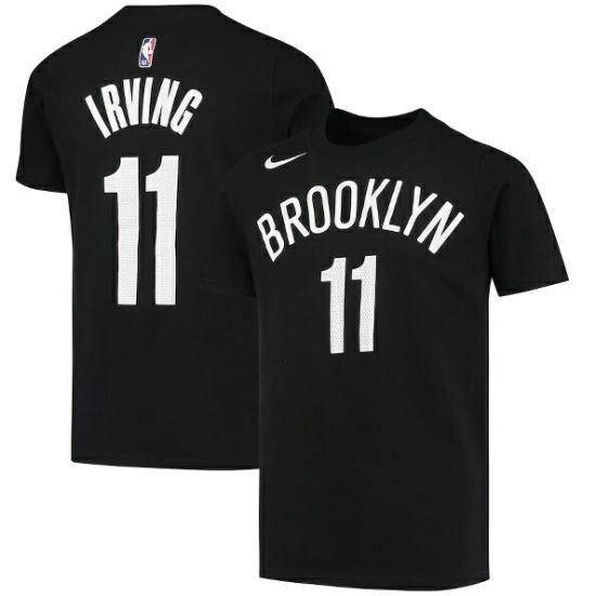 カイリー・アービング ブルックリンネッツ Nike Yアウトh ロゴ ネーム & ナンバー パフォーマンス Tシャツ - ブラック - NBAグッズ  バスケショップ通販専門店 ロッカーズ