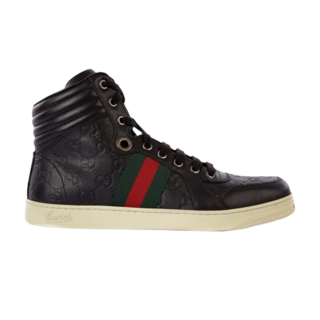 Gucci Guccissima Web Leather Hi Top 'Black'