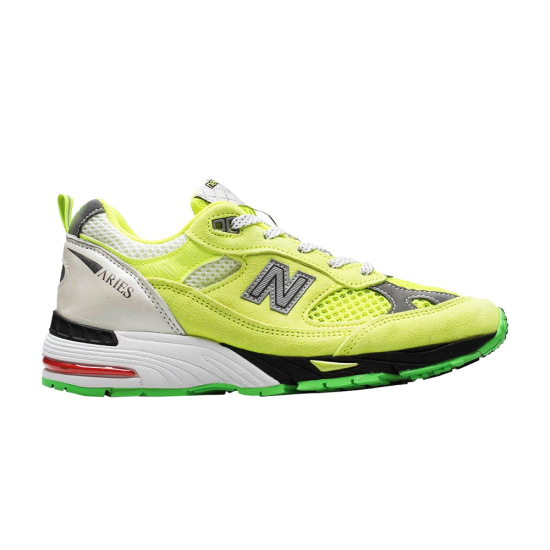 Aries x Wmns 991 Made in England 'Neon Yellow' ᡼