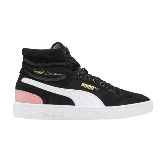 Wmns Ralph Sampson Mid Suede 'Black Bridal Rose' ᡼