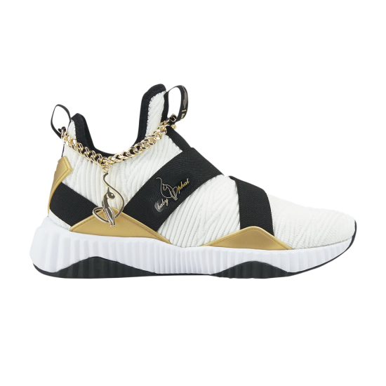 Baby Phat x Wmns Defy Mid 'White Black Gold' ᡼