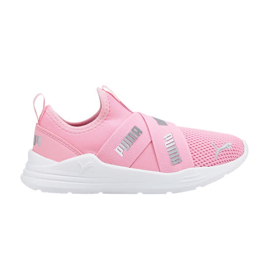 Wired Run Slip On Little Kid 'Prism Pink' ᡼