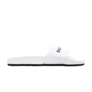 Balenciaga Classic Logo Slide 'White'