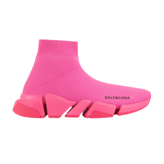 Balenciaga Wmns Speed 2 Trainer Knit 'Neon Pink' ͥ