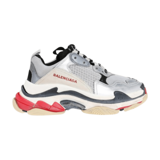 Balenciaga Wmns Triple S Trainer 'Silver Black Red' ͥ