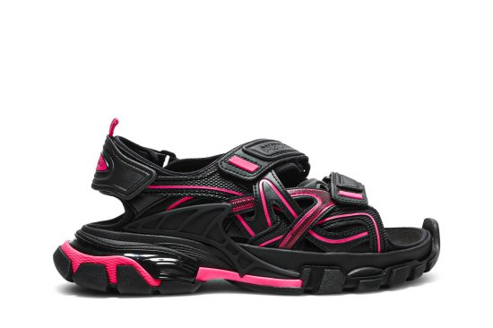 Balenciaga Wmns Track Sandal 'Black Pink' ᡼1