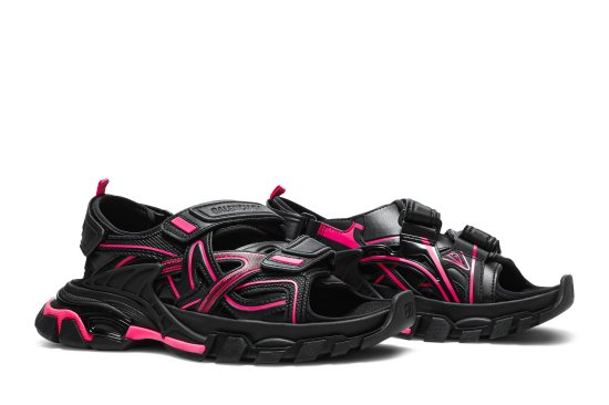 Balenciaga Wmns Track Sandal 'Black Pink' ᡼8