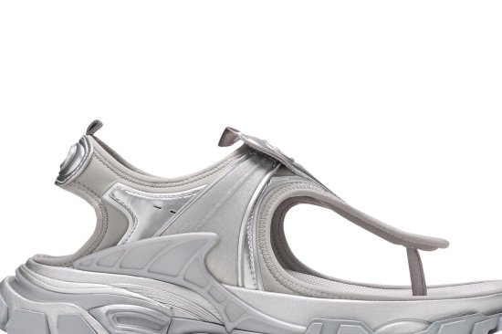 Balenciaga Wmns Track Sandal 'Silver Metallic' ᡼2