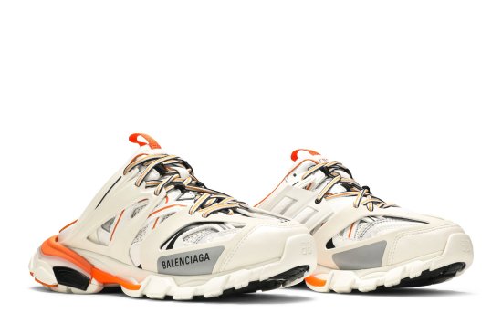 Balenciaga Track Mule 'White Orange' ᡼8