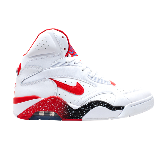 Air Force 180 Mid 'White Hyper Red' ᡼
