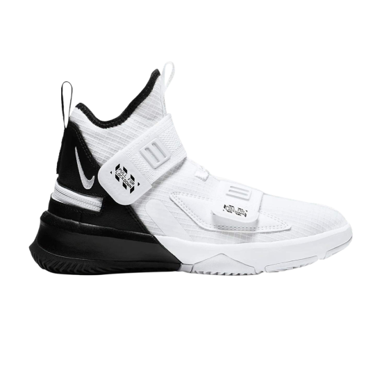 LeBron Soldier 13 Flyease PS 'White Black' ᡼