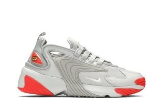 Wmns Zoom 2K 'Grey Track Red'
