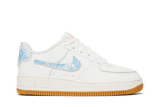 Air Force 1 GS 'White Bleached Coral Clouds' ᡼