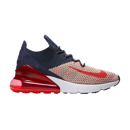 Air max 270 flyknit red sale