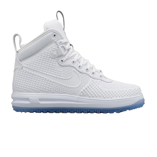 Lunar Force 1 Duckboot 'All White' ᡼