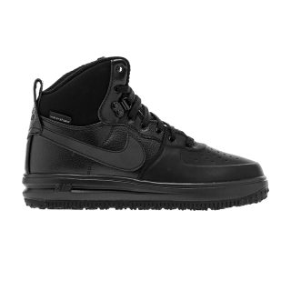 Lunar Force 1 Sneakerboot GS 'Black' ͥ