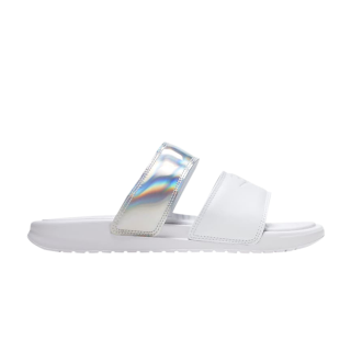 Wmns Benassi Duo Ultra 'White Iridescent'