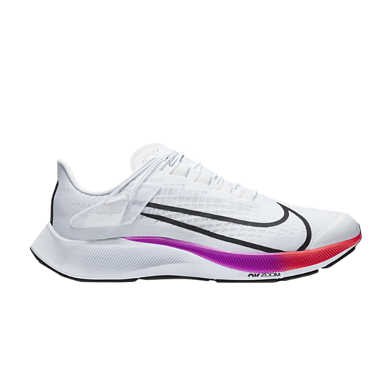 Air Zoom Pegasus 37 FlyEase Extra Wide 'White Multi-Color' ᡼