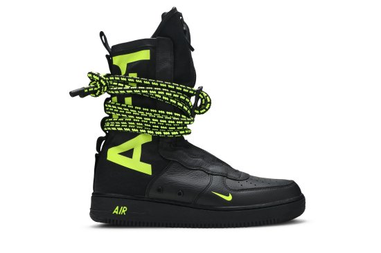 SF Air Force 1 High 'Black Volt' ᡼