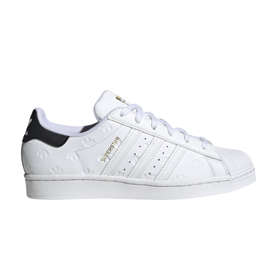 Wmns Superstar 'Allover Debossed Trefoils - White Black' ᡼