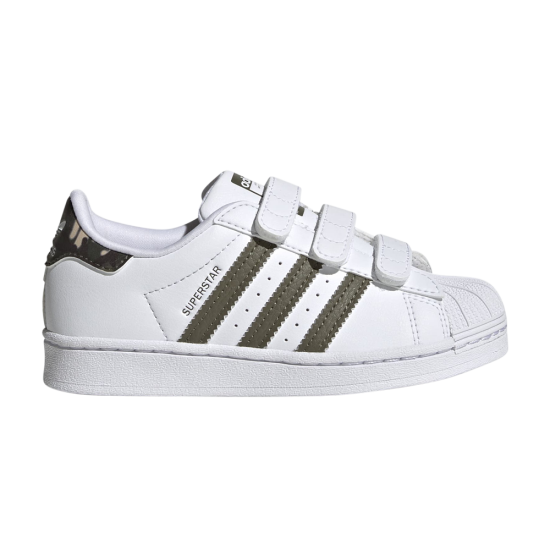 Superstar Little Kid 'White Camo' ᡼