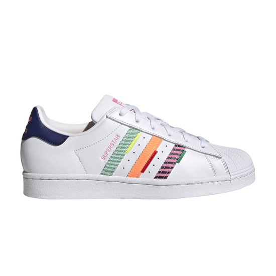 Wmns Superstar 'Multi Jagged Stripes' ᡼