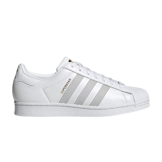 Superstar 'White Perforated Stripes' ᡼