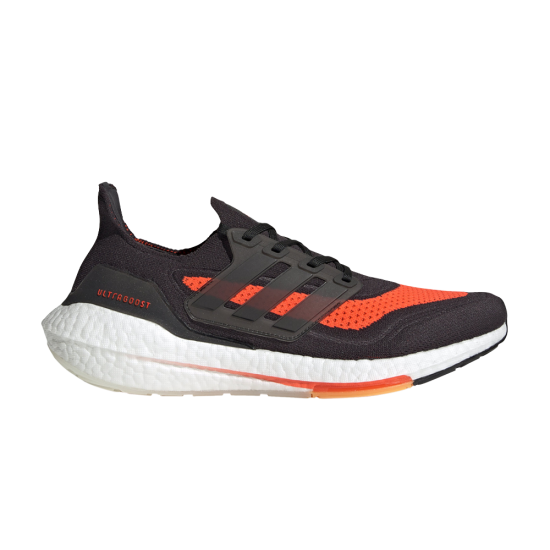 UltraBoost 21 'Carbon Solar Red' ᡼