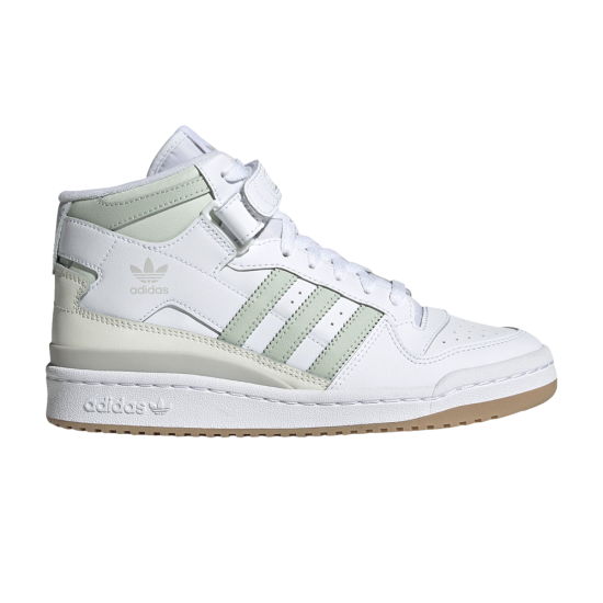 Wmns Forum Mid 'White Linen Green' ᡼