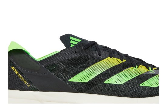 Adizero Adios Pro 3 'Core Black Solar Green' - NBAグッズ バスケショップ通販専門店 ロッカーズ