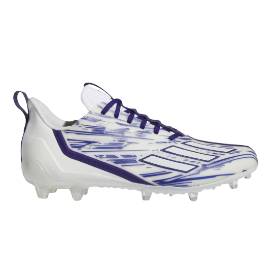 Adizero Cleats 'White Team College Purple' ᡼