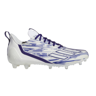 Adizero Cleats 'White Team College Purple'