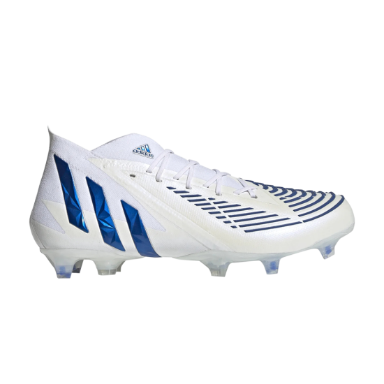 Predator Edge.1 FG 'White Hi-Res Blue' ᡼