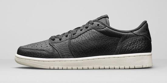 Air Jordan 1 Retro Low Swooshless 'Black' - NBAグッズ バスケ