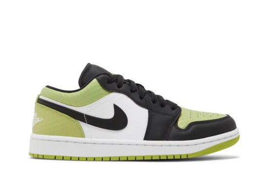 Wmns Air Jordan 1 Low SE 'Vivid Green Snakeskin' - NBAグッズ