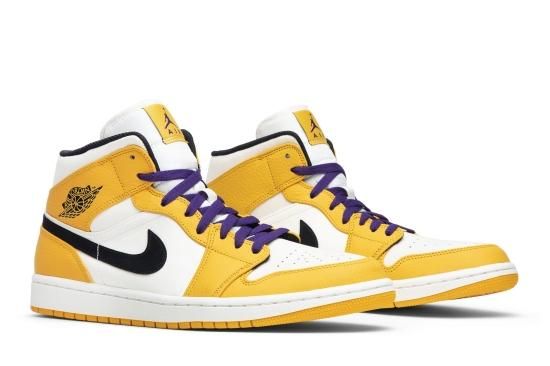 Air jordan 2025 1 mid lakers