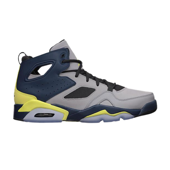 Jordan Flight Club 91 'Matte Silver Yellow Squadron Blue' ᡼