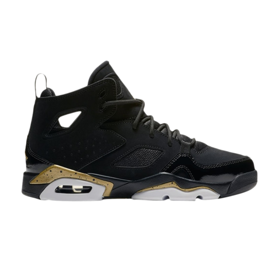 Jordan Flight Club 91 BG 'Black Metallic Gold' ᡼