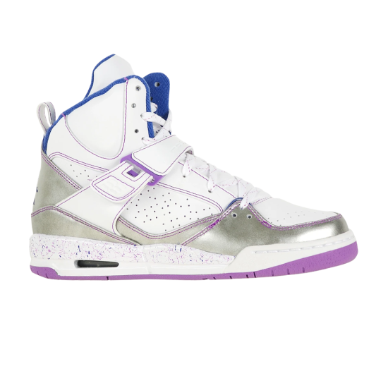 Jordan Flight 45 High GS 'White Wicked Purple' ᡼