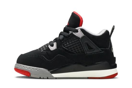 NIKE JORDAN 4 RETRO TD BRED 14.0cm-