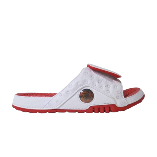 Air Jordan Hydro 13 Slide 'White Red' ᡼