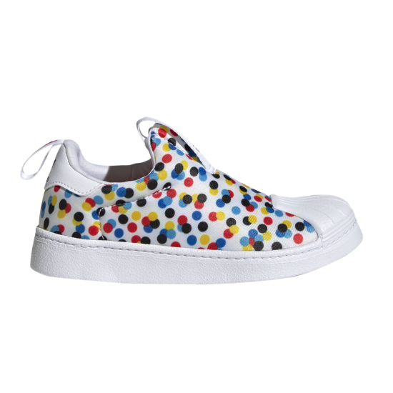 Disney x Superstar 360 Little Kid 'Mickey and Minnie Polka Dots' ᡼