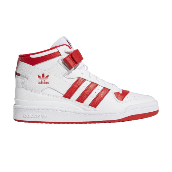 Forum Mid 'White Vivid Red' ᡼